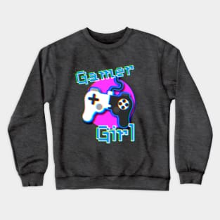 Gamer Girl Glitch Crewneck Sweatshirt